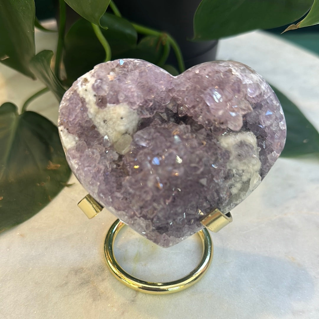 Amethyst Heart