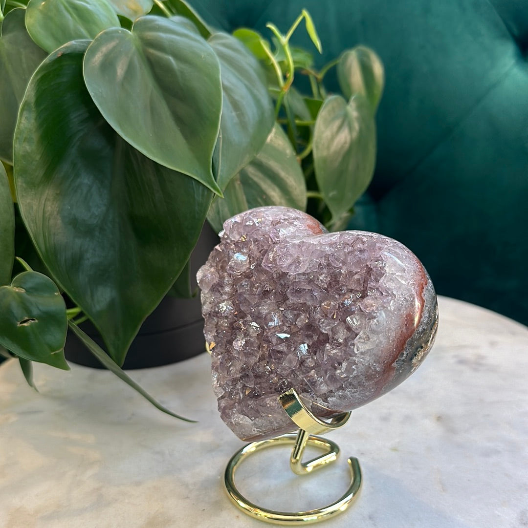 Amethyst Heart