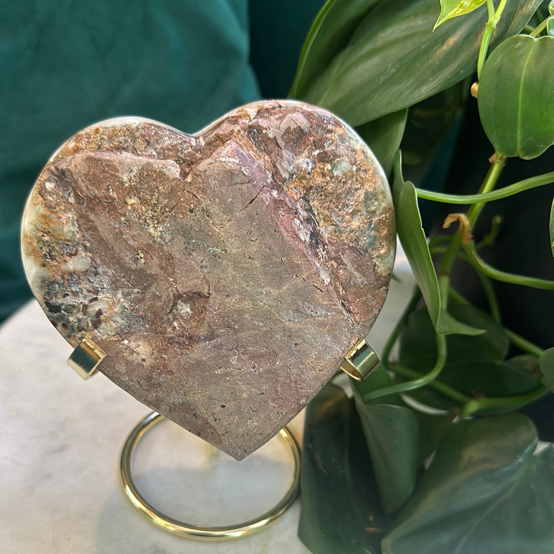 Agate Heart Druzy 1.8 lb